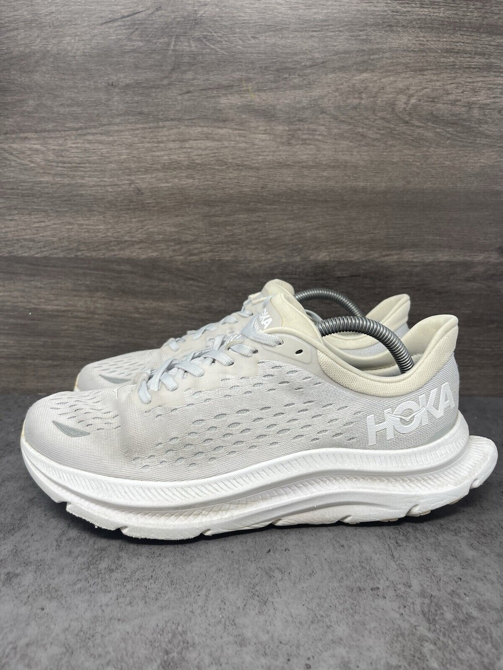 HOKA Kawana White Nimbus Cloud Size 9.5 Womens Running Walking Shoes